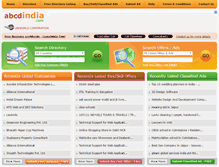 Tablet Screenshot of abcdindia.com